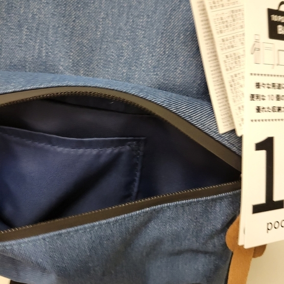 Anello Classic Blue Cross Bottle Series Regular Backpack - Picture 8 of 13